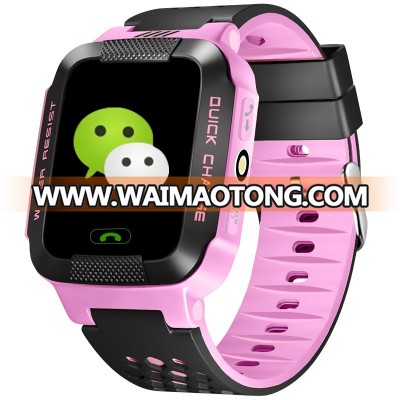 Bluetooth High Quality Kids GPS Smartwatch Smart Watch Phone for Children Support SIM Card Flashlight Camera GPS Positioning Kid